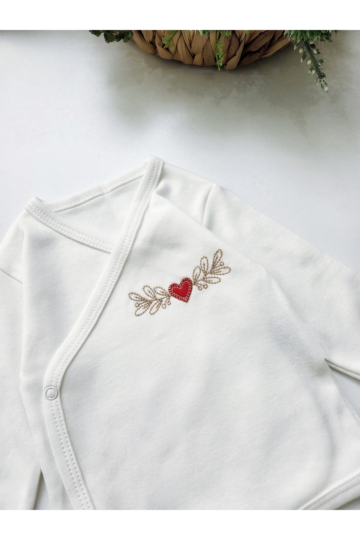 GizaKids %100 Pamuk Kız Bebek Yenidoğan 5 Parça Hastane Çıkışı Set / Zıbın Set fotoğrafı 3 (önizleme)