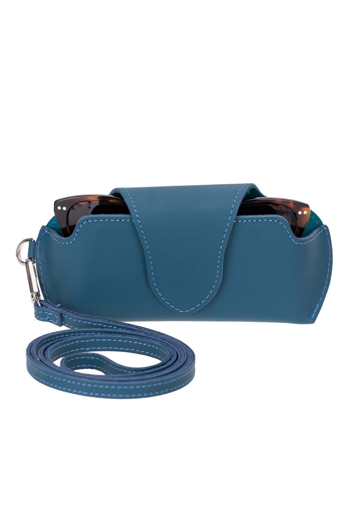 MAZELUS Silva Deri Gözlük Kılıfı