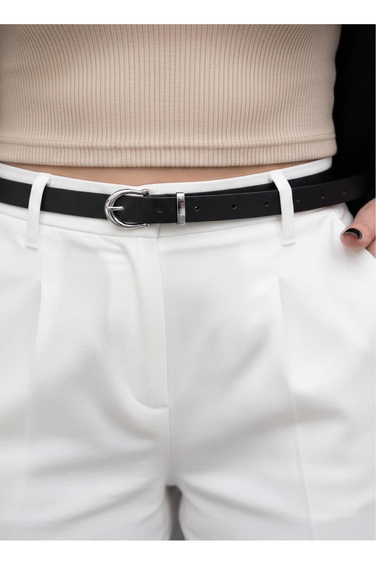 Mynoa Silver Tokalı Kadın Kemeri,Ceket Kemeri,Pantalon Kemeri,Gömlek Kemeri.