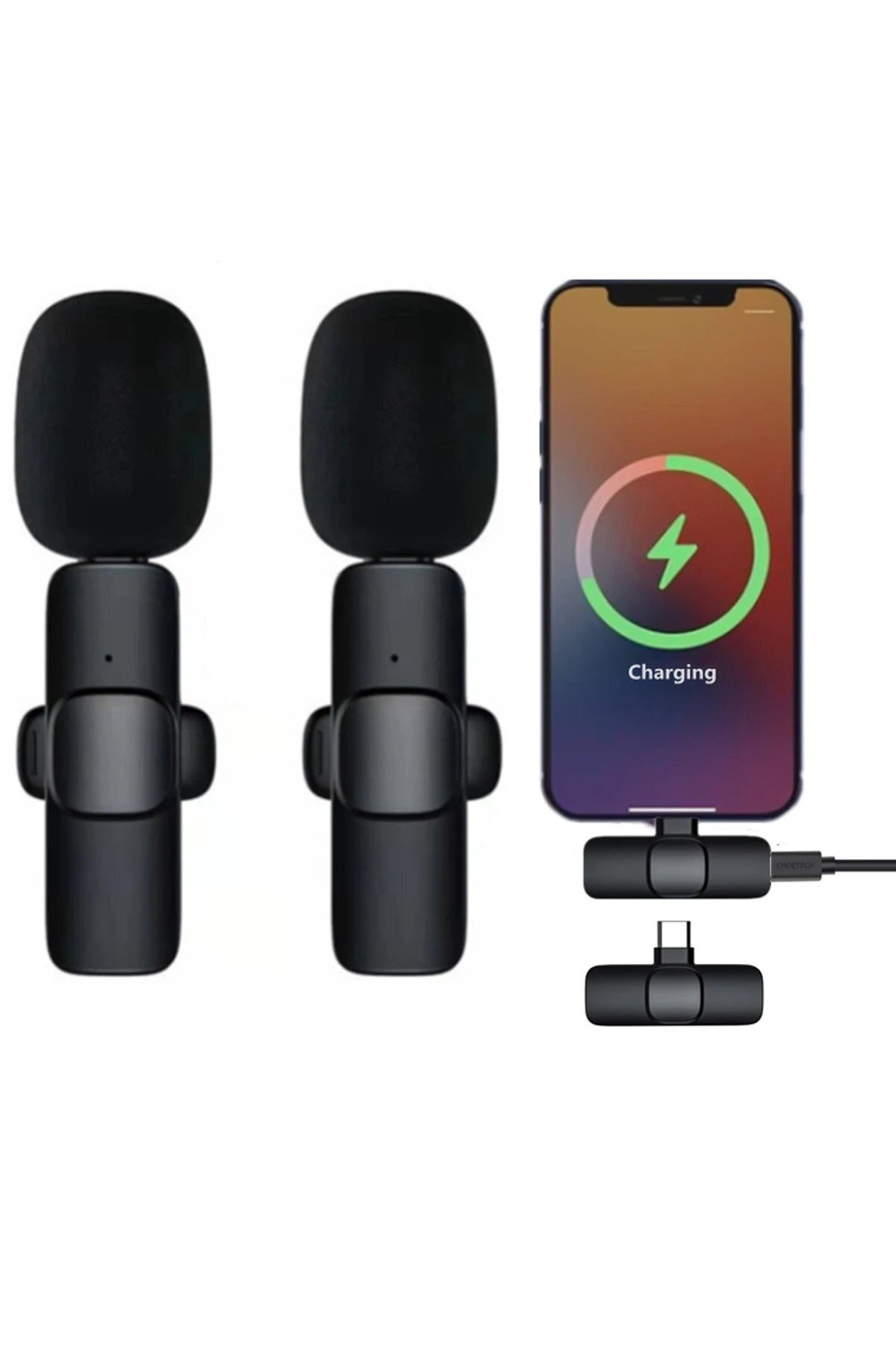 İsmiyle Al CPT16 K9 Type-C Uyumlu Mikrofon - Siyah