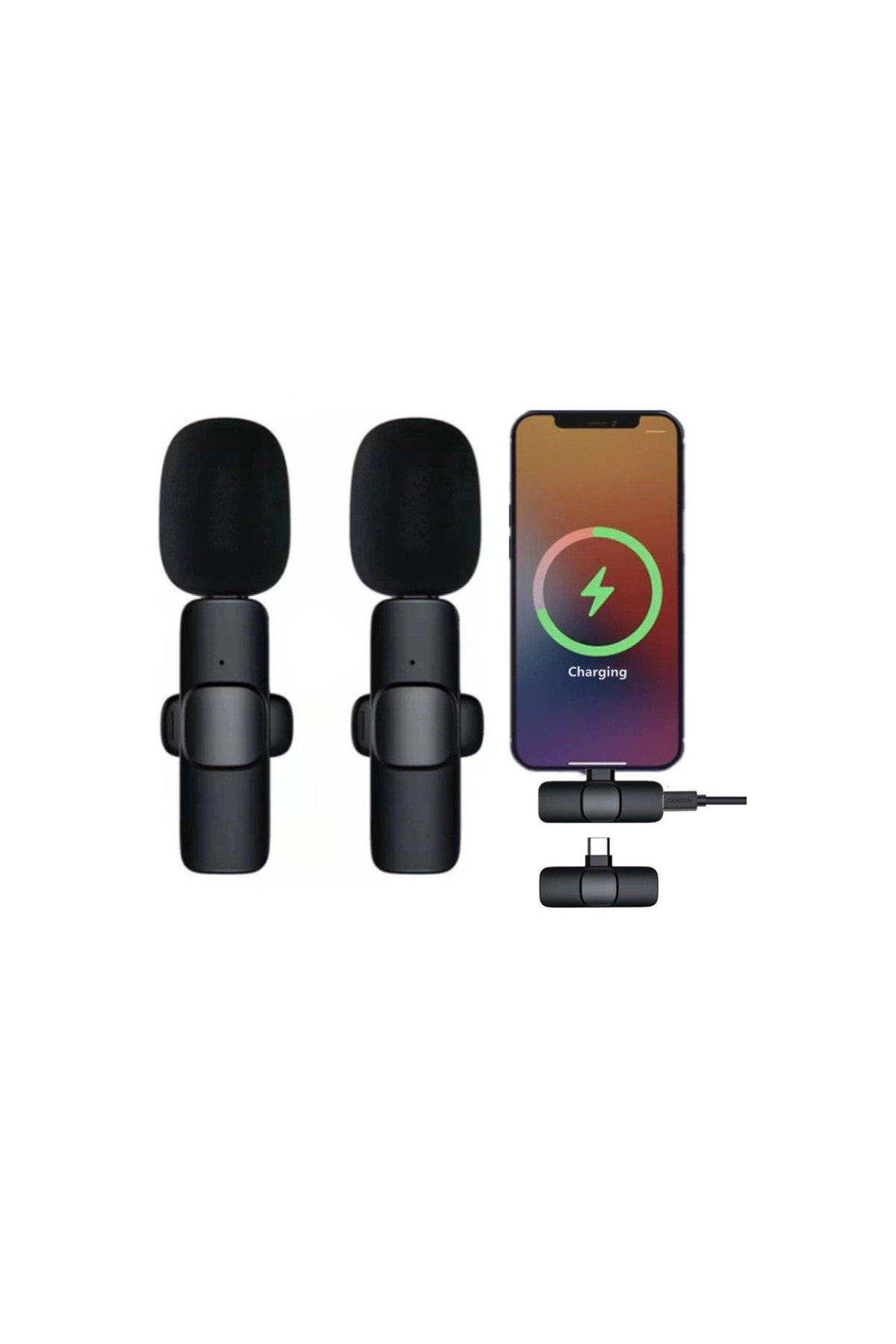 Mepura K9 Type-c Uyumlu Mikrofon - Siyah