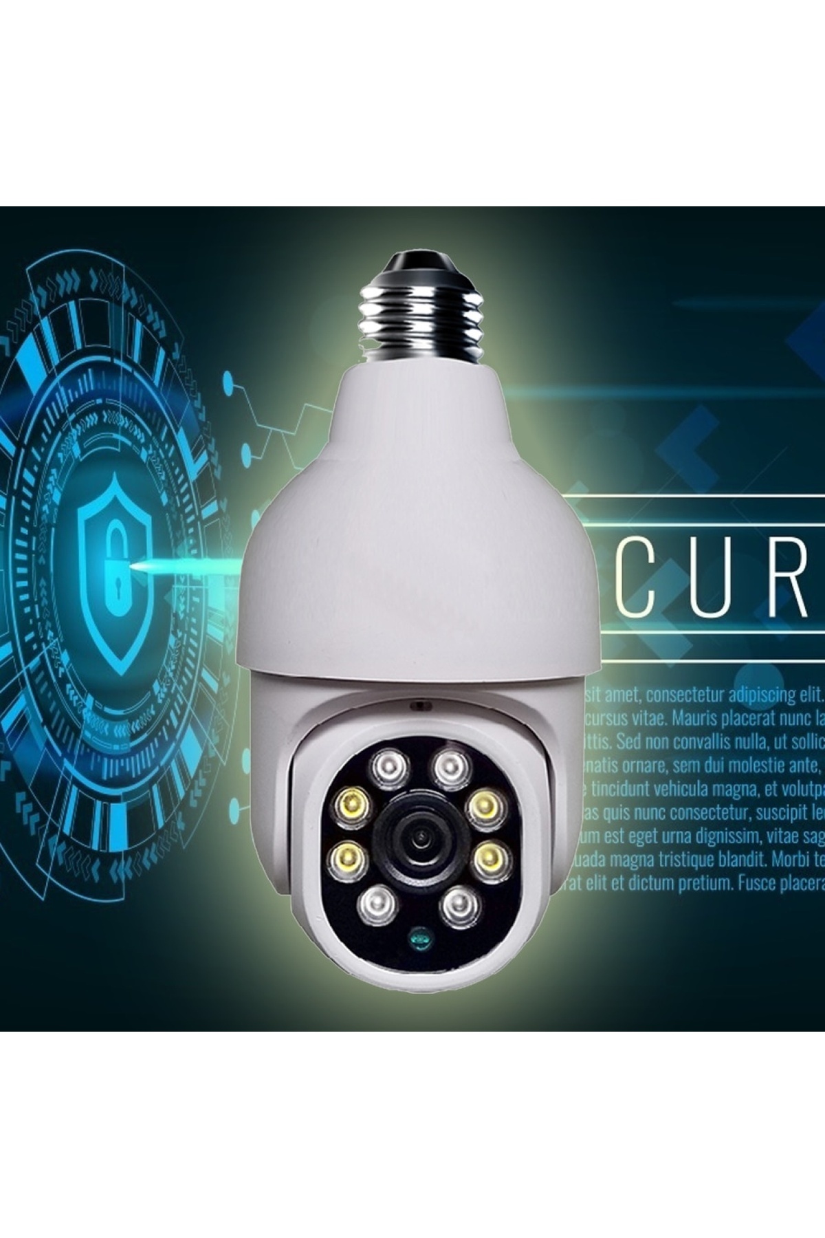 Go İthalat WiFi Panoramik Kamera 360 Derece Kablosuz Kamera