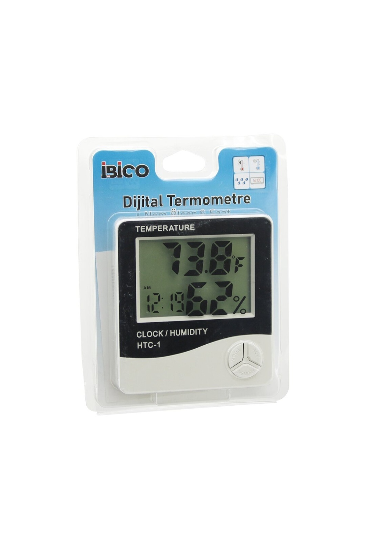 Go İthalat DİJİTAL SAAT - SICAKLIK - NEM ÖLÇER PİLLİ