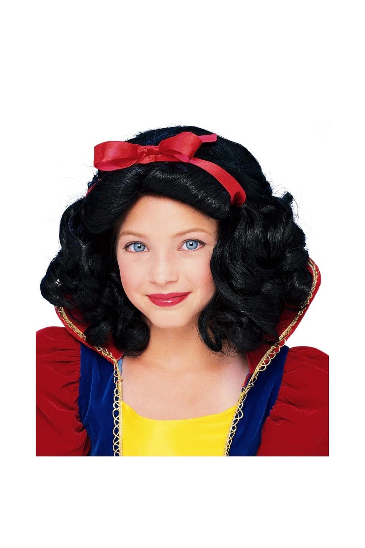 Go İthalat Pamuk Prenses Peruğu Kırmızı Fiyonklu