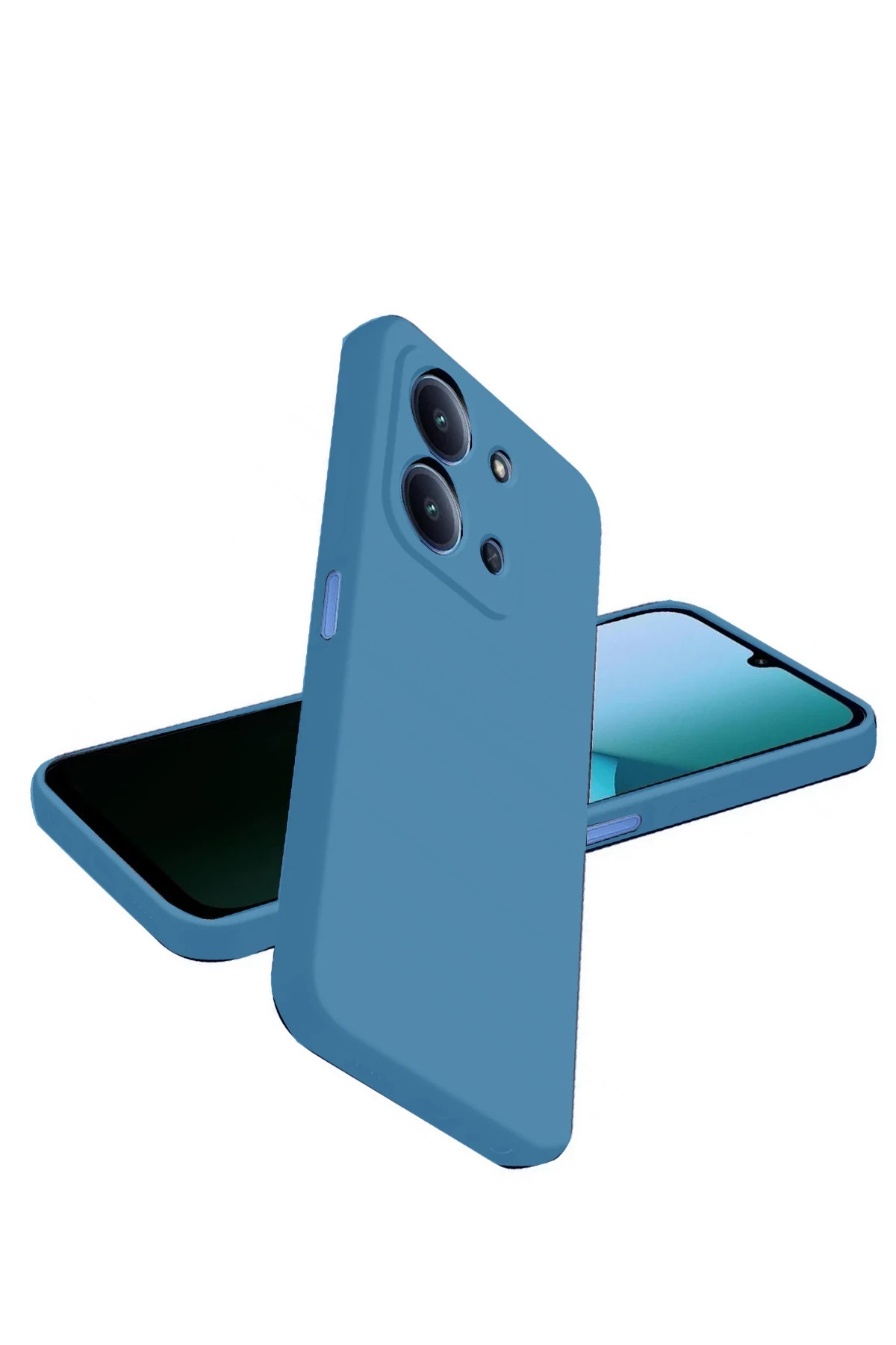 Xiaomi Redmi 15C 4G İçin Uyumlu Içi Kadife Kamera Korumalı Silikon A Kalite Lansman Kapak