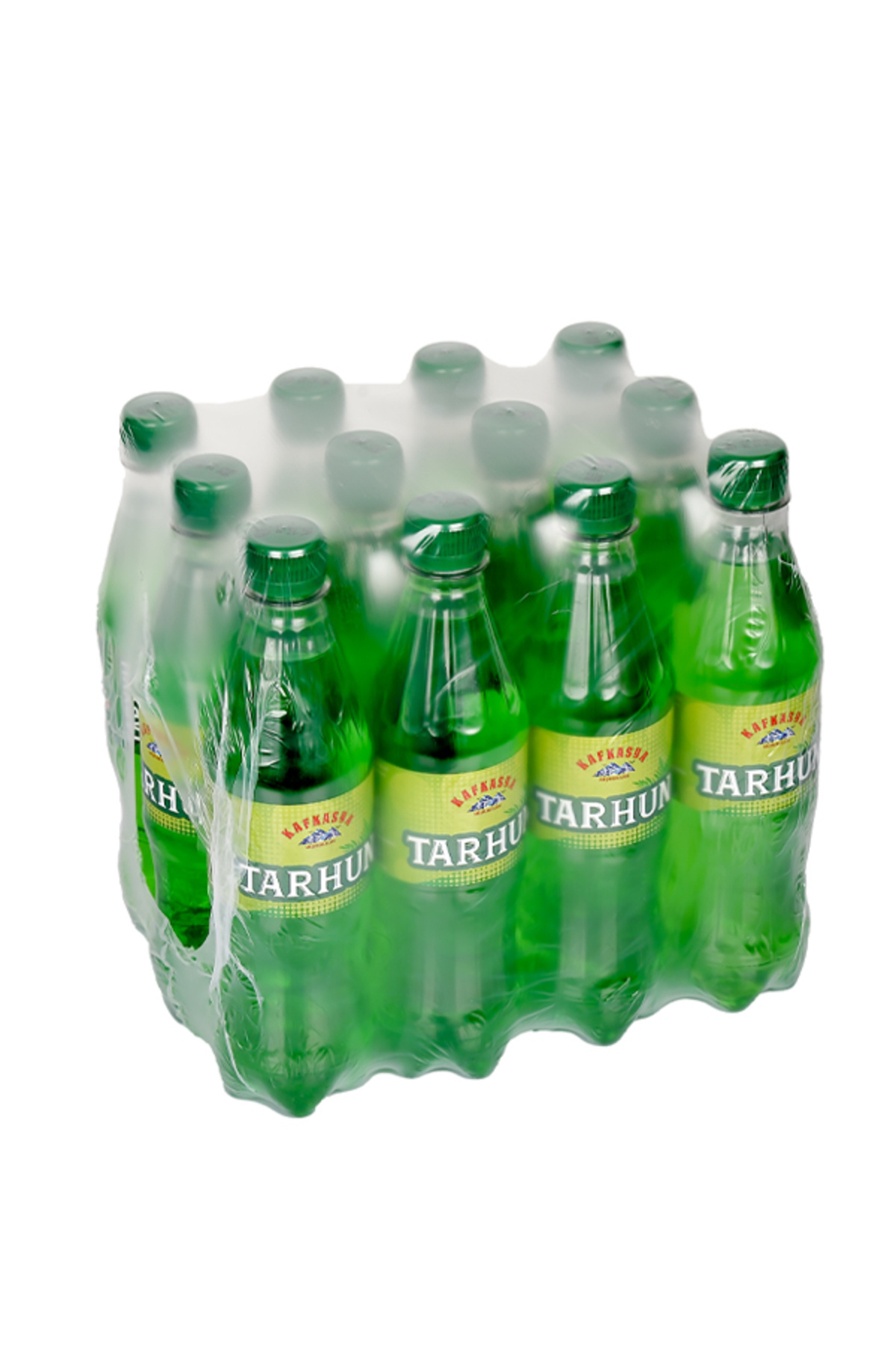 kafkasya meşrubatları TARHUN Aromalı Gazlı Içeceği - Газированный Напиток ТАРХУН ( 0.5 Lt. x 12 Adet )