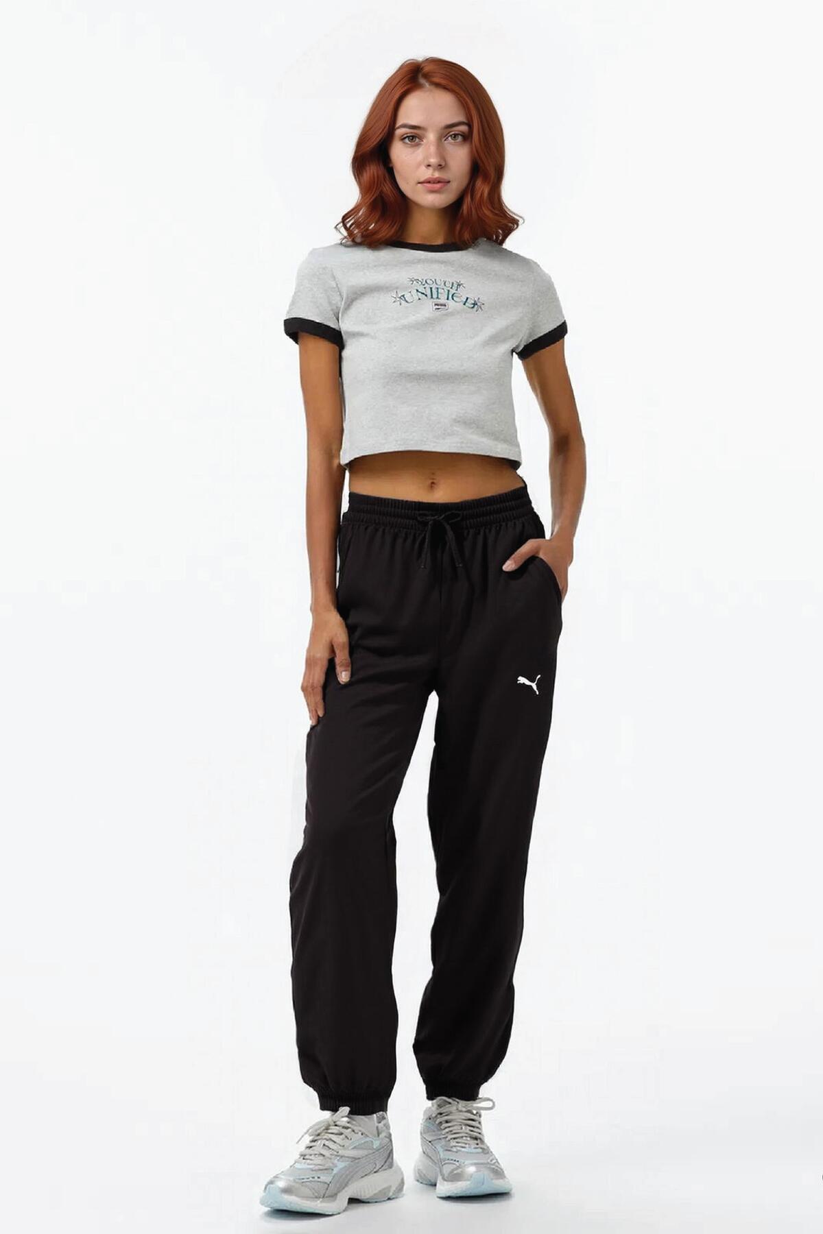 Puma Essantial Kadın Jogger-Eşofman Siyah Renk görsel 3