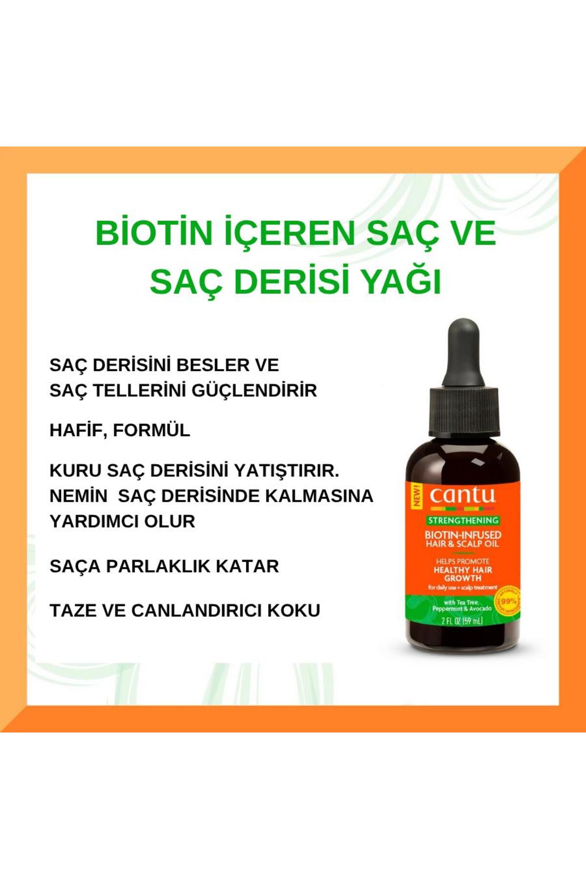 Saç ve Saç Derisi Yağı – Biotin Destekli Saç Uzamasında Etkili (59 ml) — 08385-12/3BEUS — تصویر 3 از 8