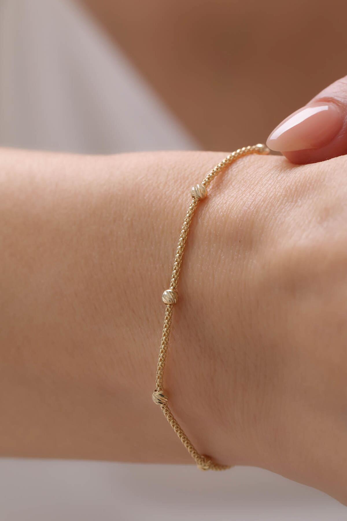 Tufanlar Kuyumculuk 8 Ayar Dorikalı Altın Bileklik