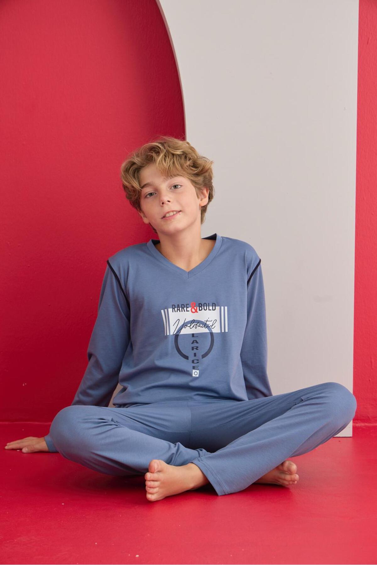 LARİCE KİDS ERKEK ÇOCUK UZUN KOL PİJAMA TAKIMI fotoğrafı 2 (önizleme)