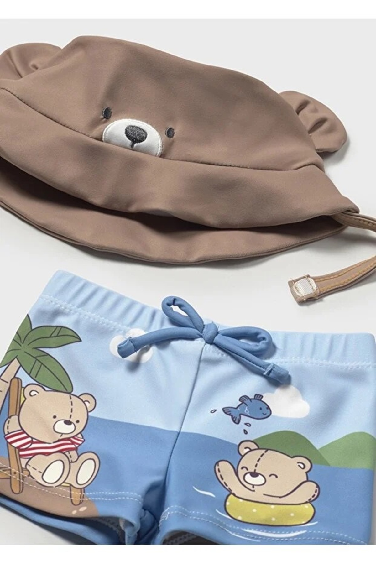 Mayoral Yenidoğan erkek 3 parçalı güneş korumalı mayo seti 1618 fotoğrafı 4 (önizleme)