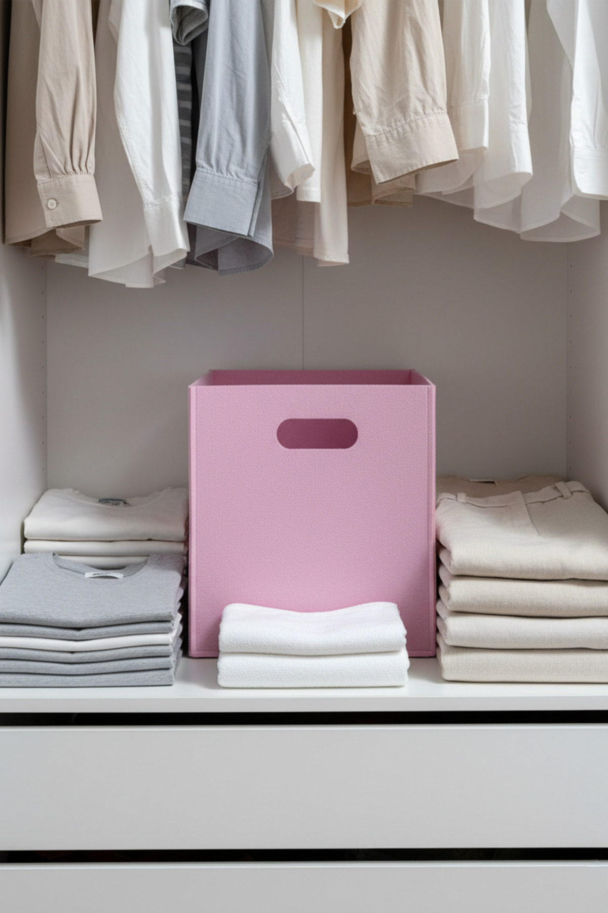 YUNUSOĞLU HOME Çok Amaçlı Kullanım %100 Keçe Organizer Sepet Çocuk Odası Dolap Içi Organizer fotoğrafı 5 (önizleme)