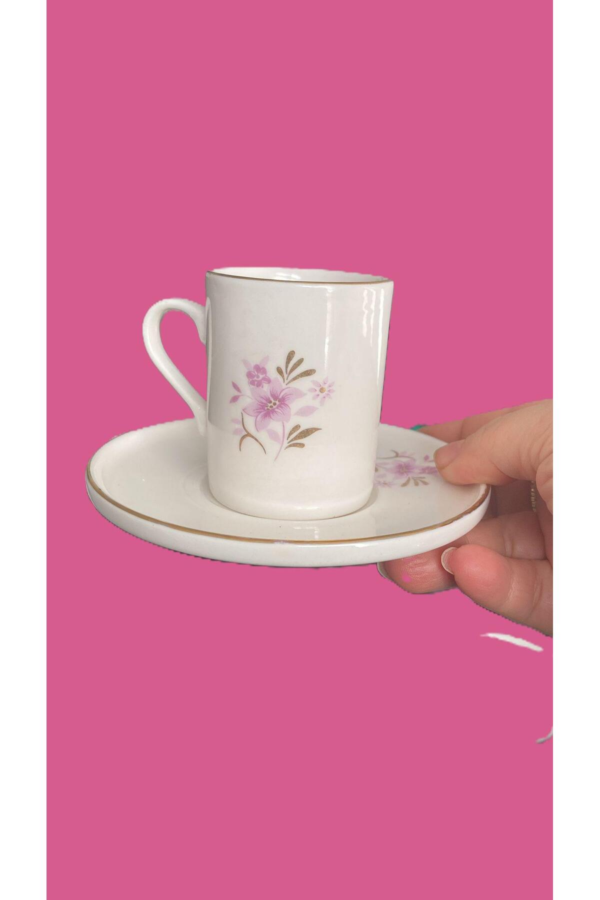 lotus porselen Pink Leydi Porselen Fincan Takımı 2 Kişilik 4 Parça ...