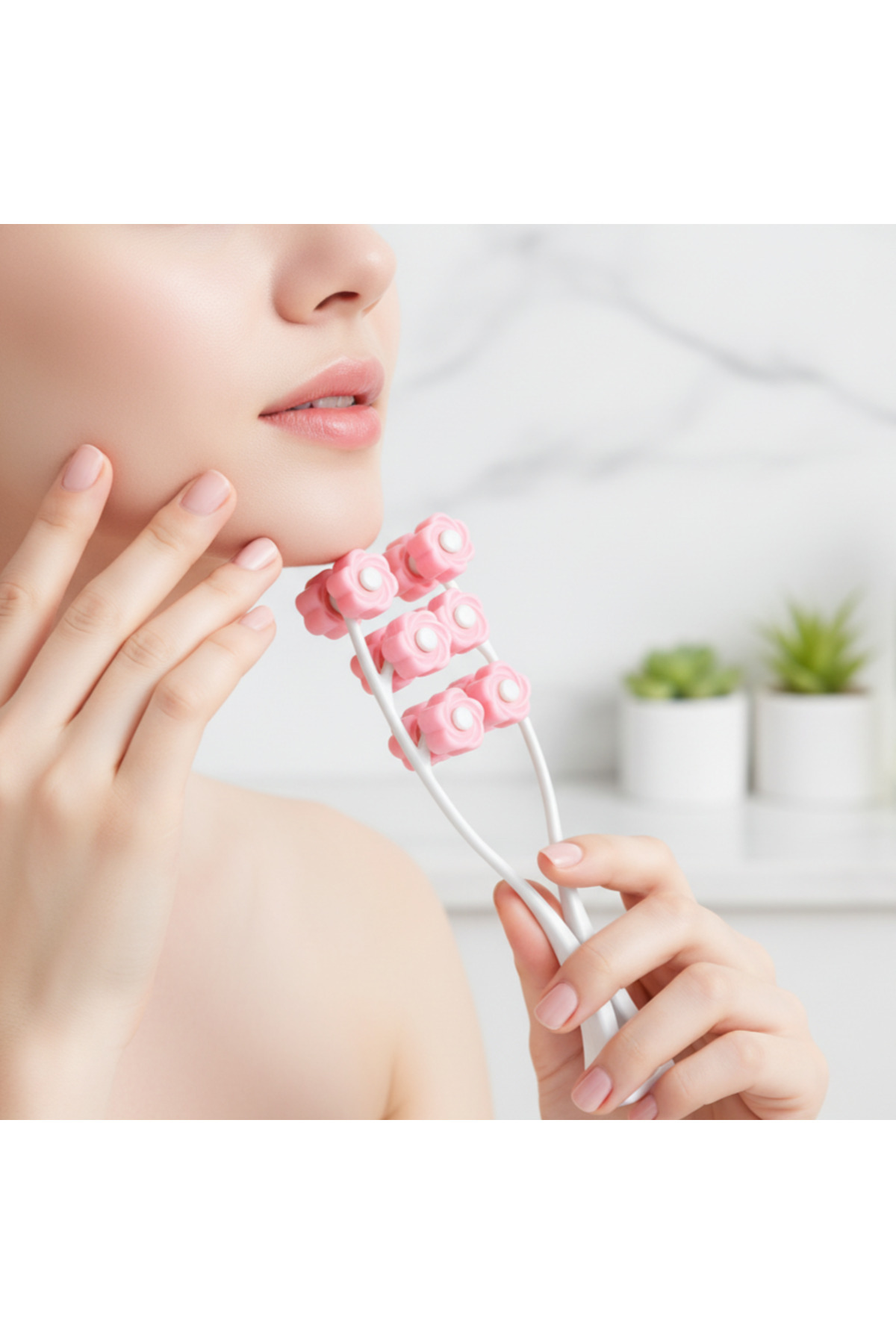 BTNES Yüz ve Çene Hattı Masaj Aleti & V Tipi Yüz Şekillendirici