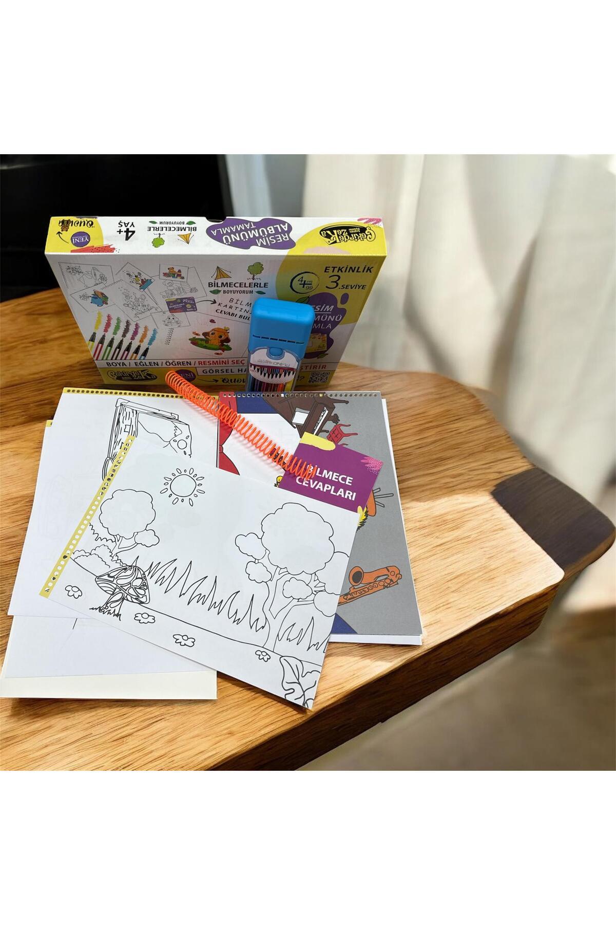POZART Çocuk Strateji Becerisi ETKİNLİK SERİSİ -3- BİLMECELER 12RENKLİ KALEM Albüm Seti fotoğrafı 2 (önizleme)