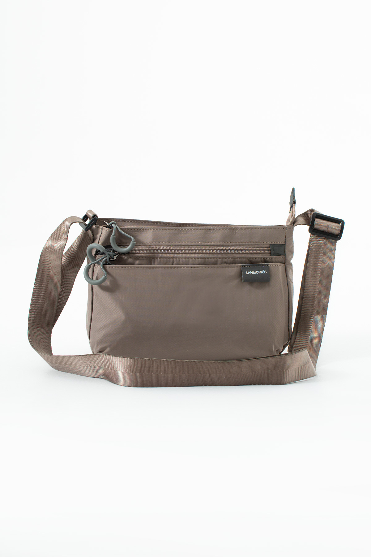Women's 4 Compartment Waterproof Parachute Fabric Adjustable Crossbody Bag