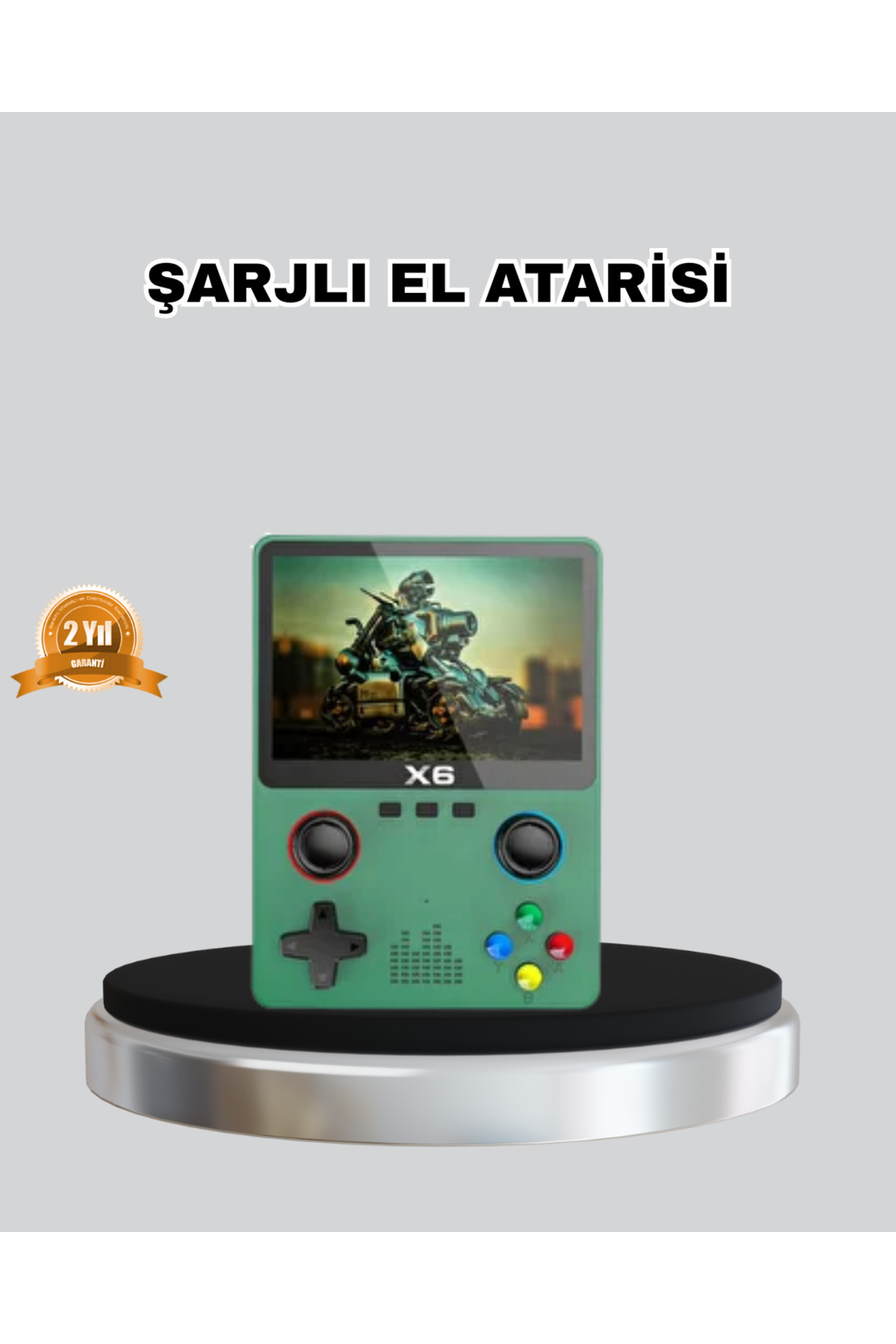 ASTRALTECH Retro Taşınabilir Konsol 3.5 IPS Ekran Ergonomik Çift LR Kontrollü