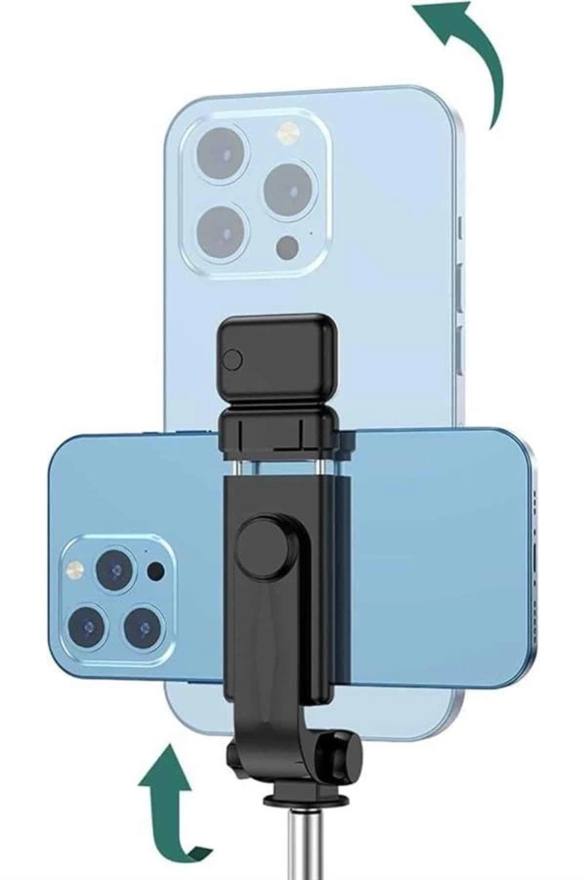 CEYLAN ADAM Tripod Selfie Çubuğu Bluetooth Kumandalı Kablosuz Led Işıklı