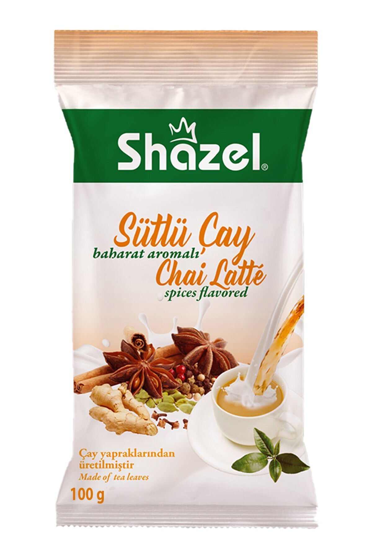 Shazel Sütlü Çay Chai Latte Baharat Aromalı 100 gr