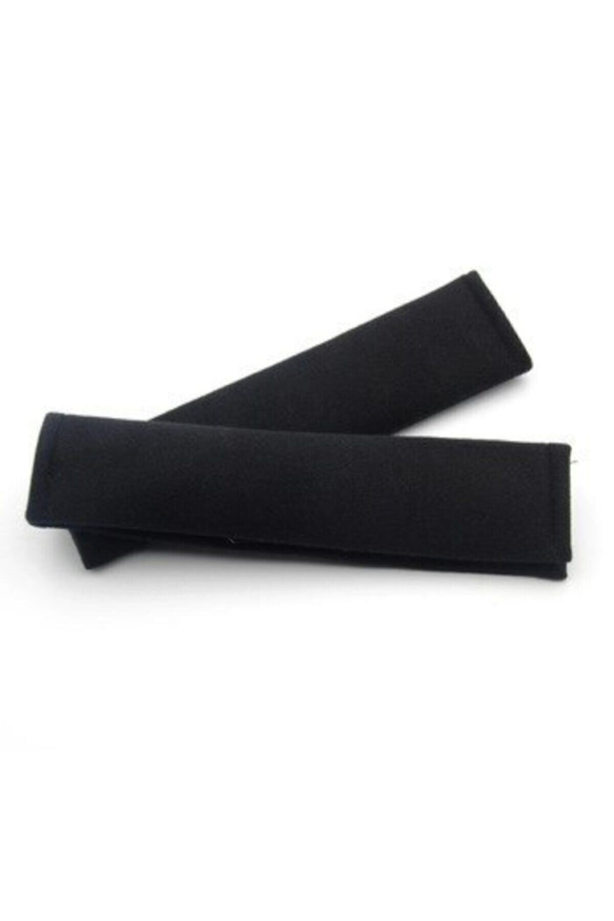 mutlu oto aksesuar Düz Sade Siyah Kemer Pedi Servis ve Okul servisler leri için 2 Adet