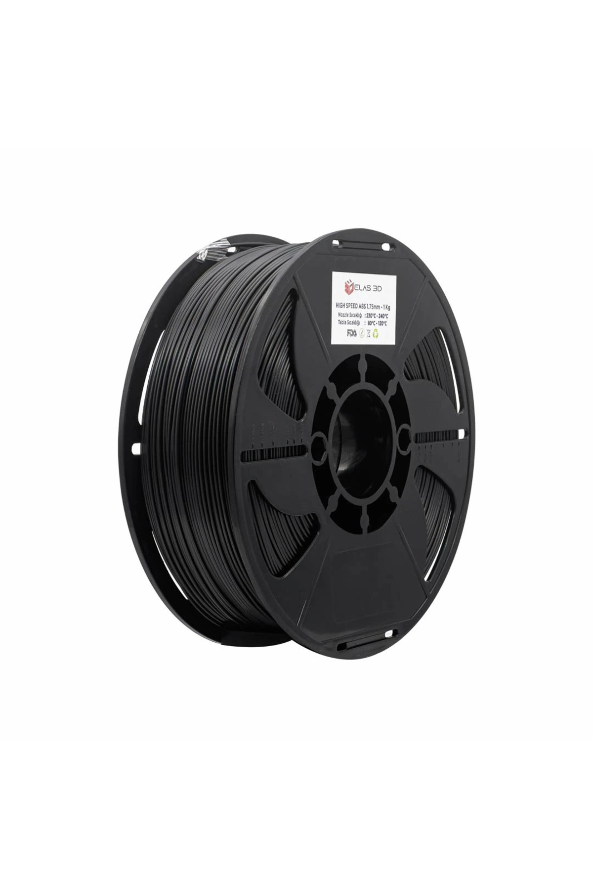 ELAS3D Elas 3D Siyah HS ABS 1.75mm 1 KG