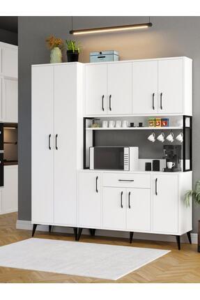 KuzeyLife Spezia Kahve Köşesi Çok Amaçlı Erzak Kiler Dolabı