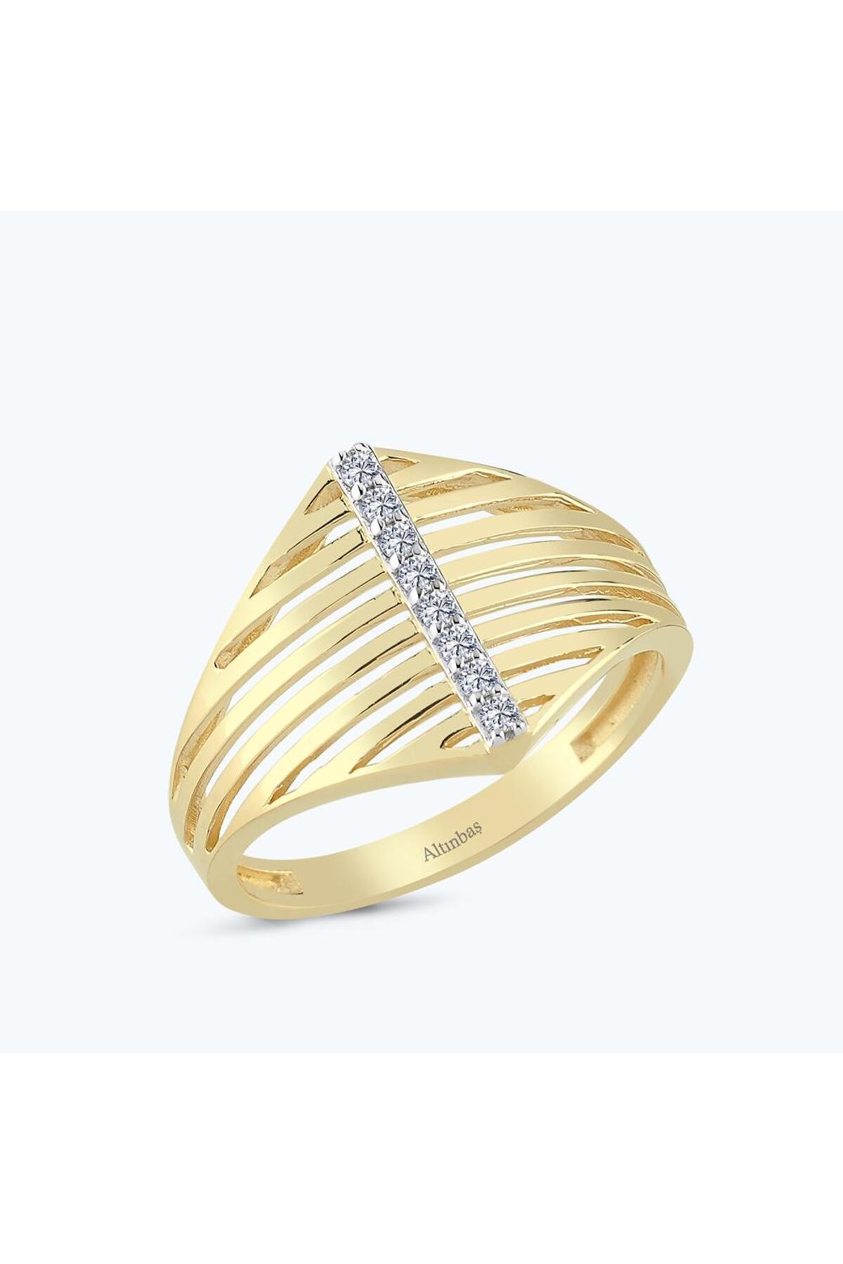 Altınbaş Altın Taşlı Yüzük