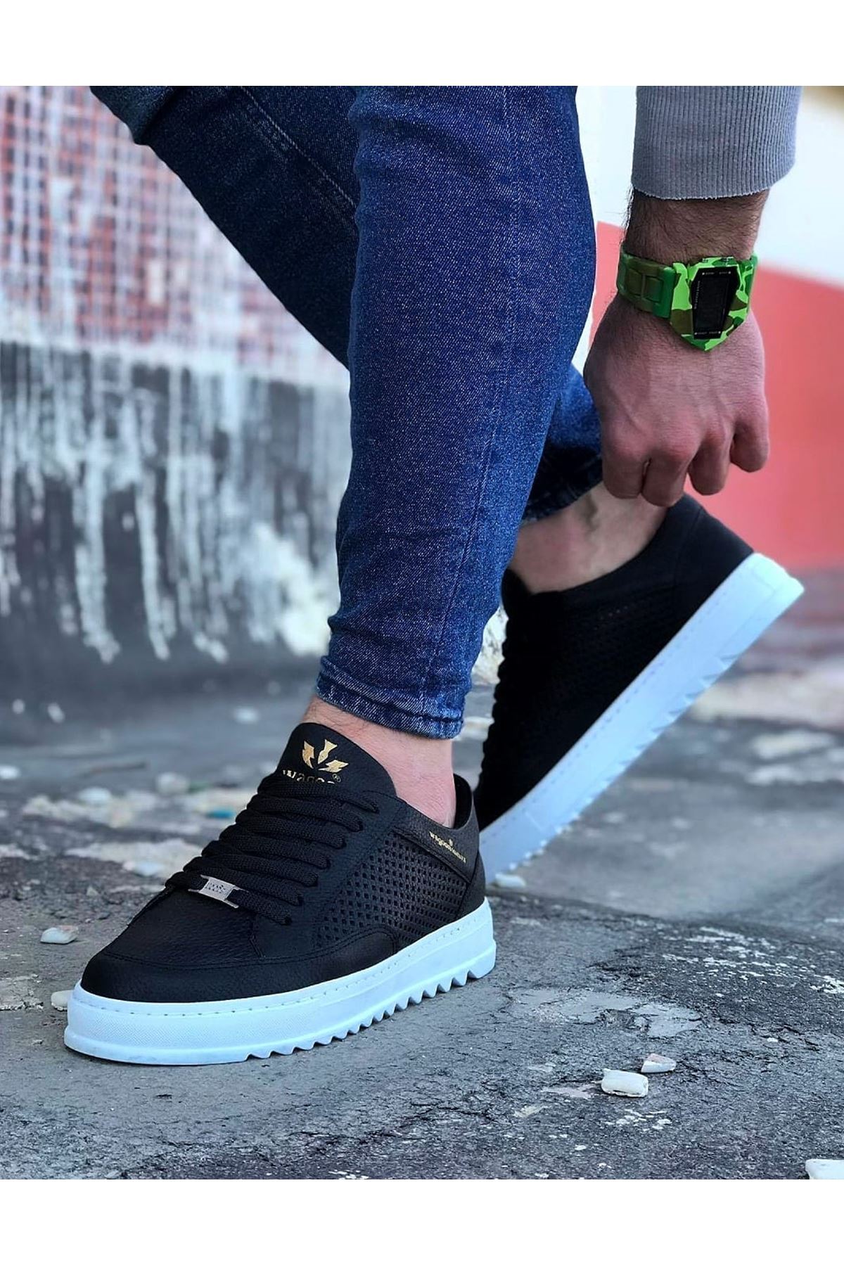 Wagoon  WG505 Siyah TR Erkek Günlük Ayakkabı - Görsel 2