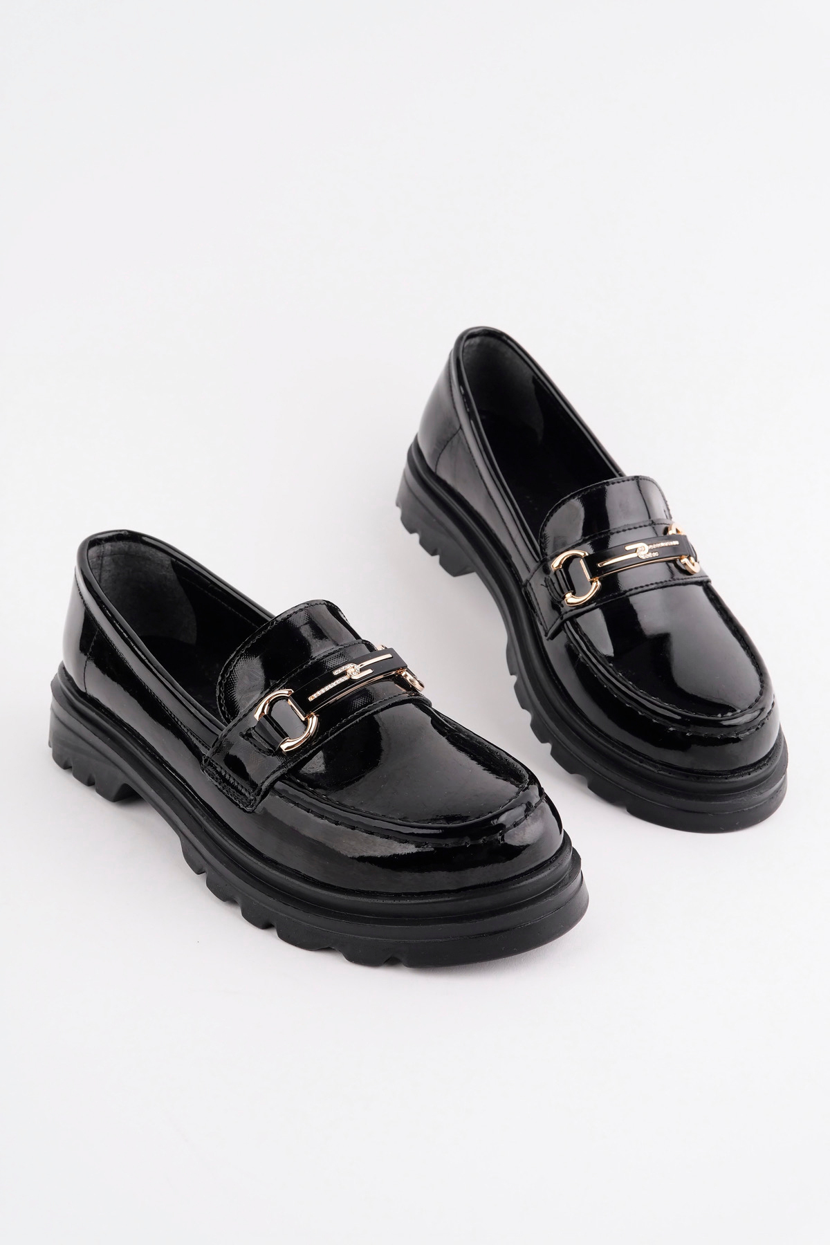 KAYGISIZ AYAKKABI Kadın Loafer Makosen Casual Tokalı Günlük Yumuşak Ayakkabı görsel 5