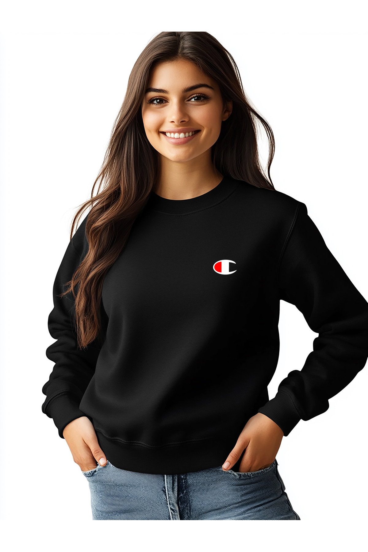 Free Tarz Champion C Logo Sweatshirt - Trendyol