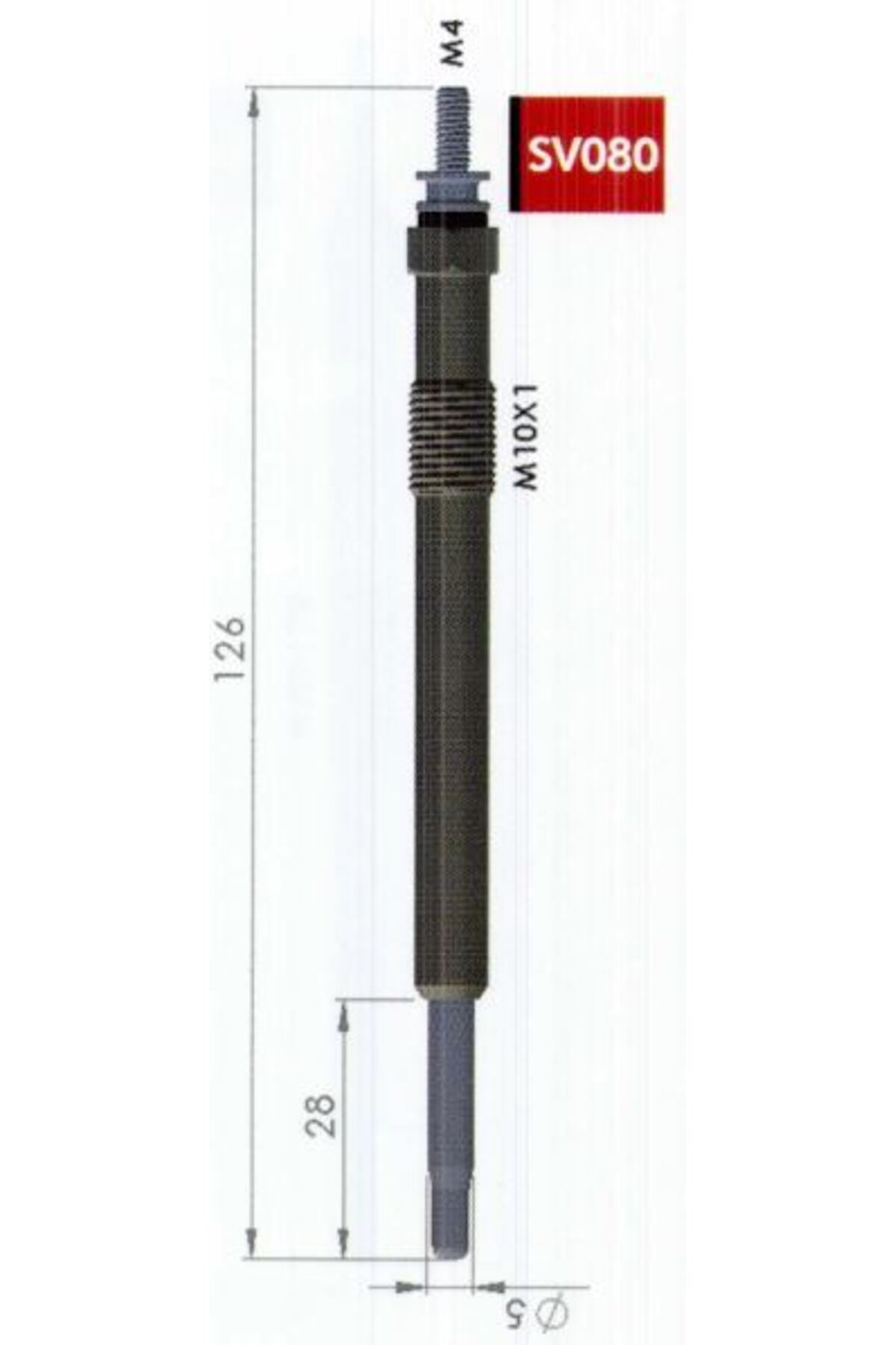 SVAC Kızdırma Bujisi 11V Opel Astra-Omega-Vectra 2.0 Dı (4 Ad )