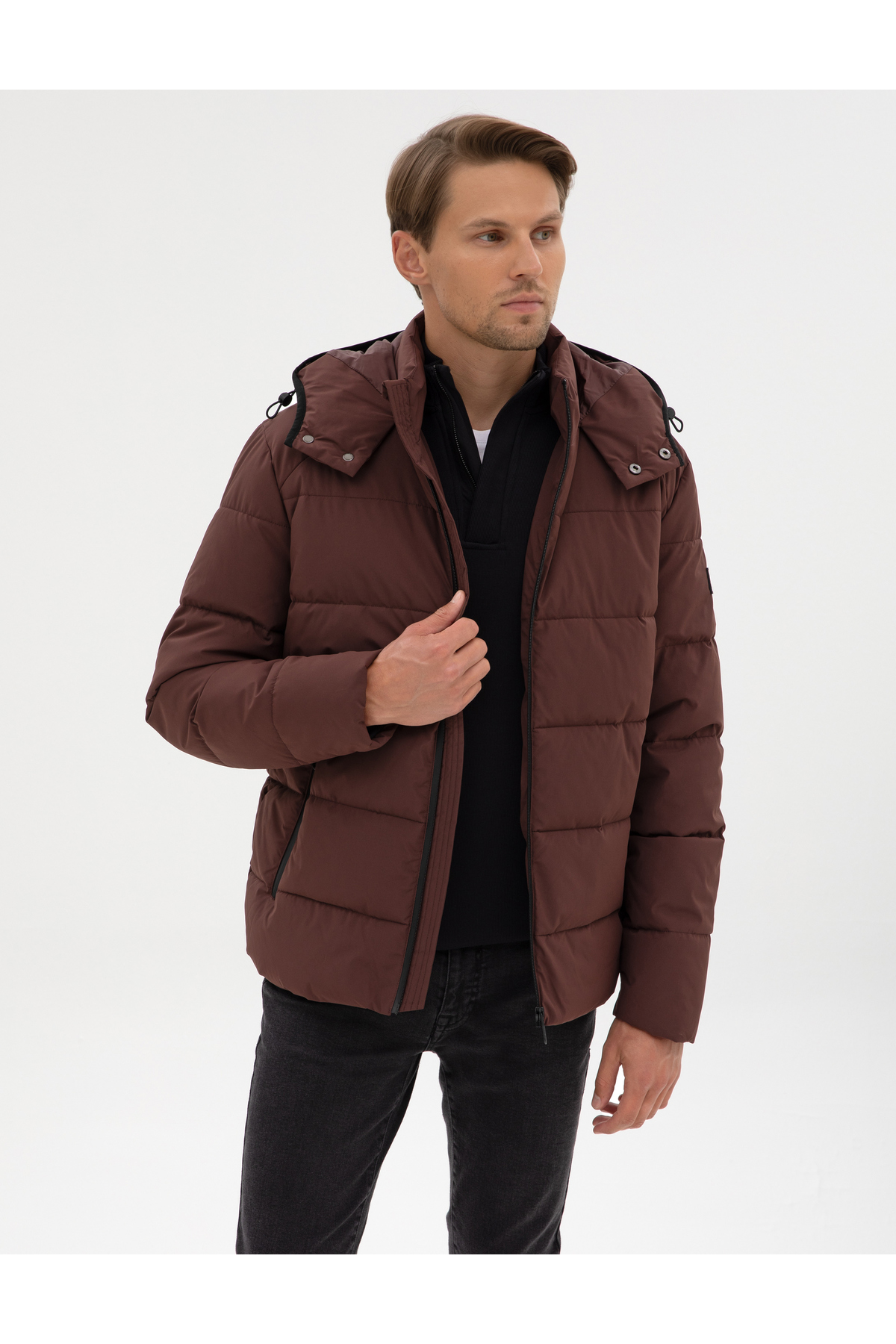 کاپشن مردانه راسته | پیر کاردین Pierre Cardin 50313933 - تصویر 3