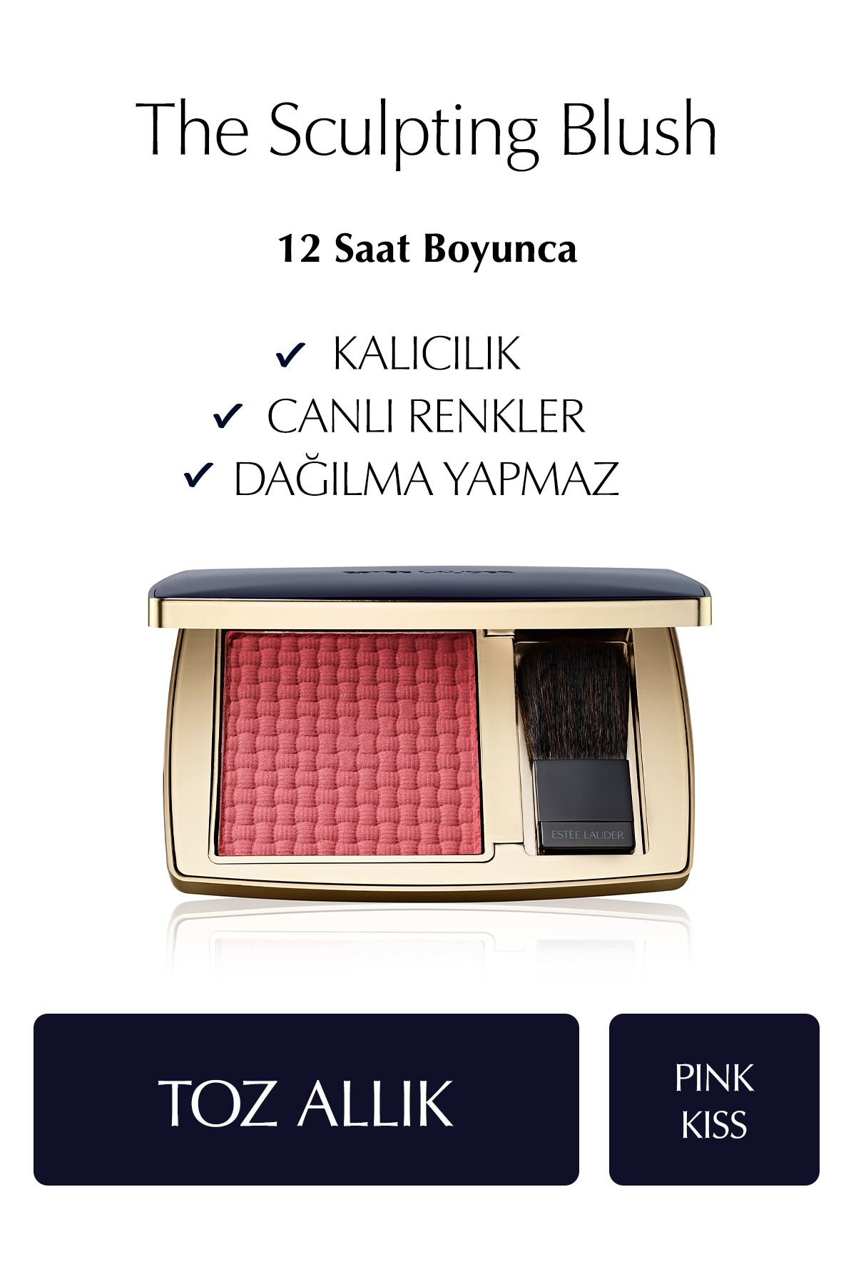 Estee Lauder The Sculpting Blush Toz Allık - Renk: Pink Kiss — صورتی 131375