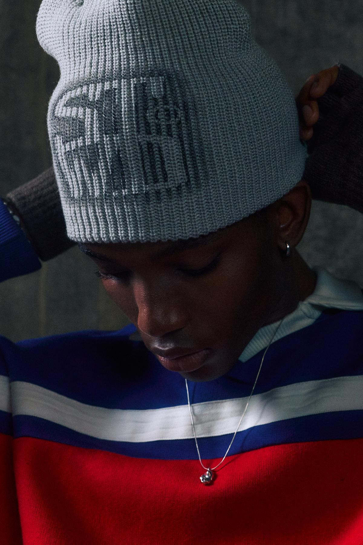 پول اند بیر سویشرت پولو پنل‌دار STWD