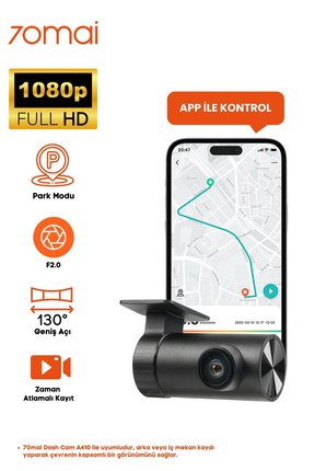 70MAİ Yeni 1080P Hdr Arka Kamera RC21, Yalnızca A410 ile Uyumludur