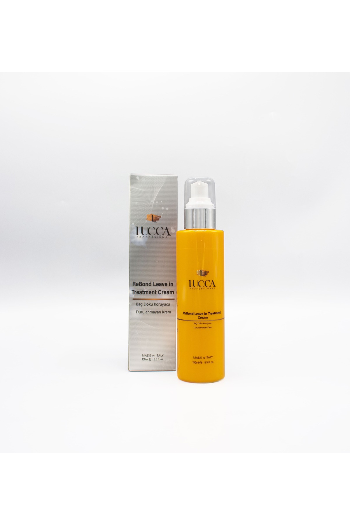 Lucca Cosmetics نرمکننده موی بدون نیاز به آبکشی ReBond برای ترمیم بافت همبند ۱۵۰ میلیلیتر — KOZ003007