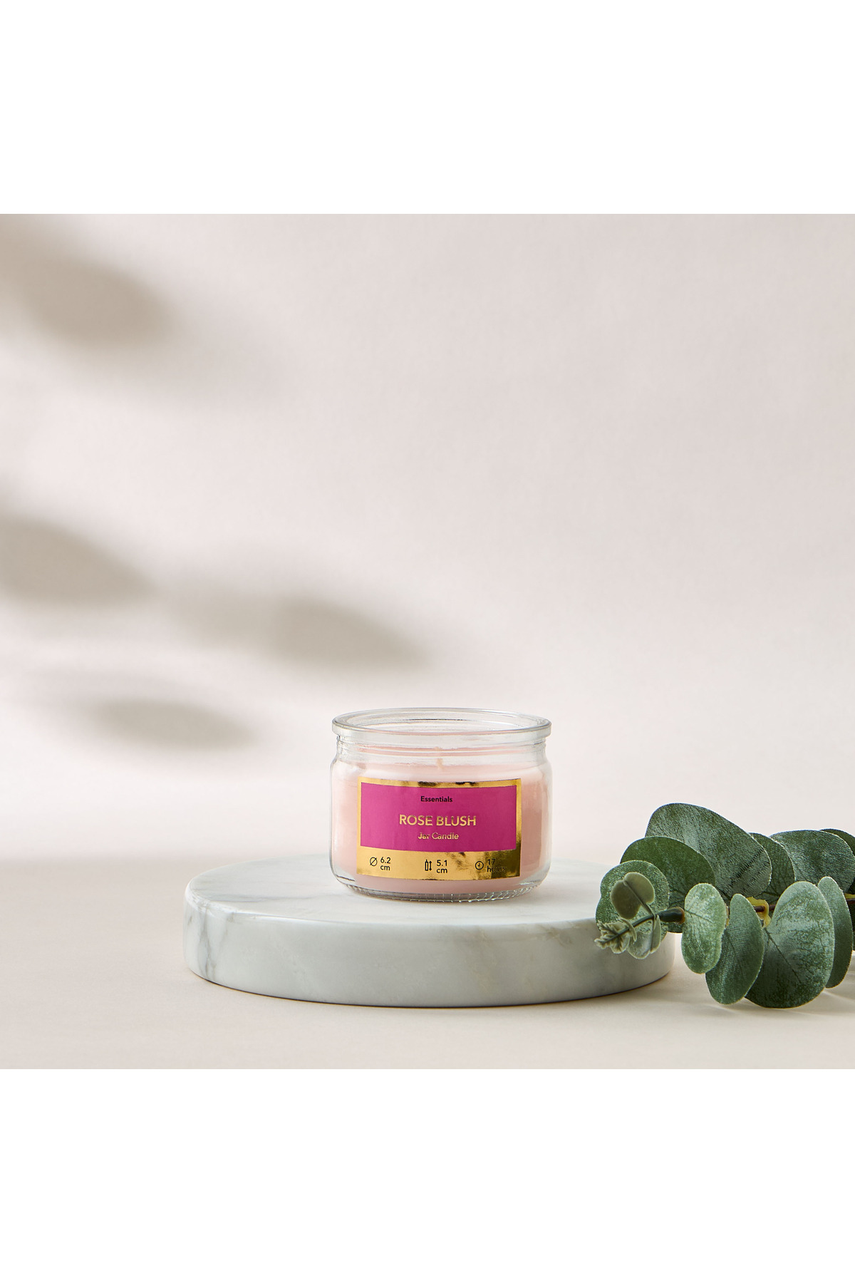 Lifestyle Essentials Rose Blush Scented Jar Candle - 17 h