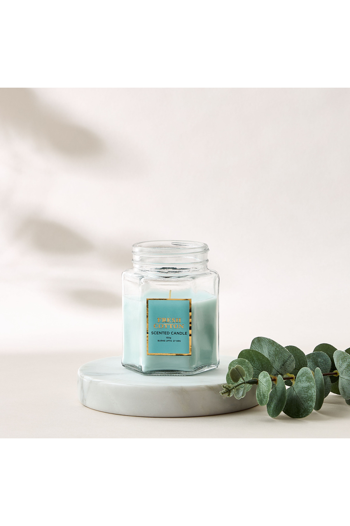 Lifestyle Fresh Cotton Scented Jar Candle - 150 gms