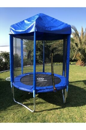 HEPİTOP 183 Cm Trambolin Fileli Güneş Korumalı Trambolin Çift Yönlü Fonksiyon...