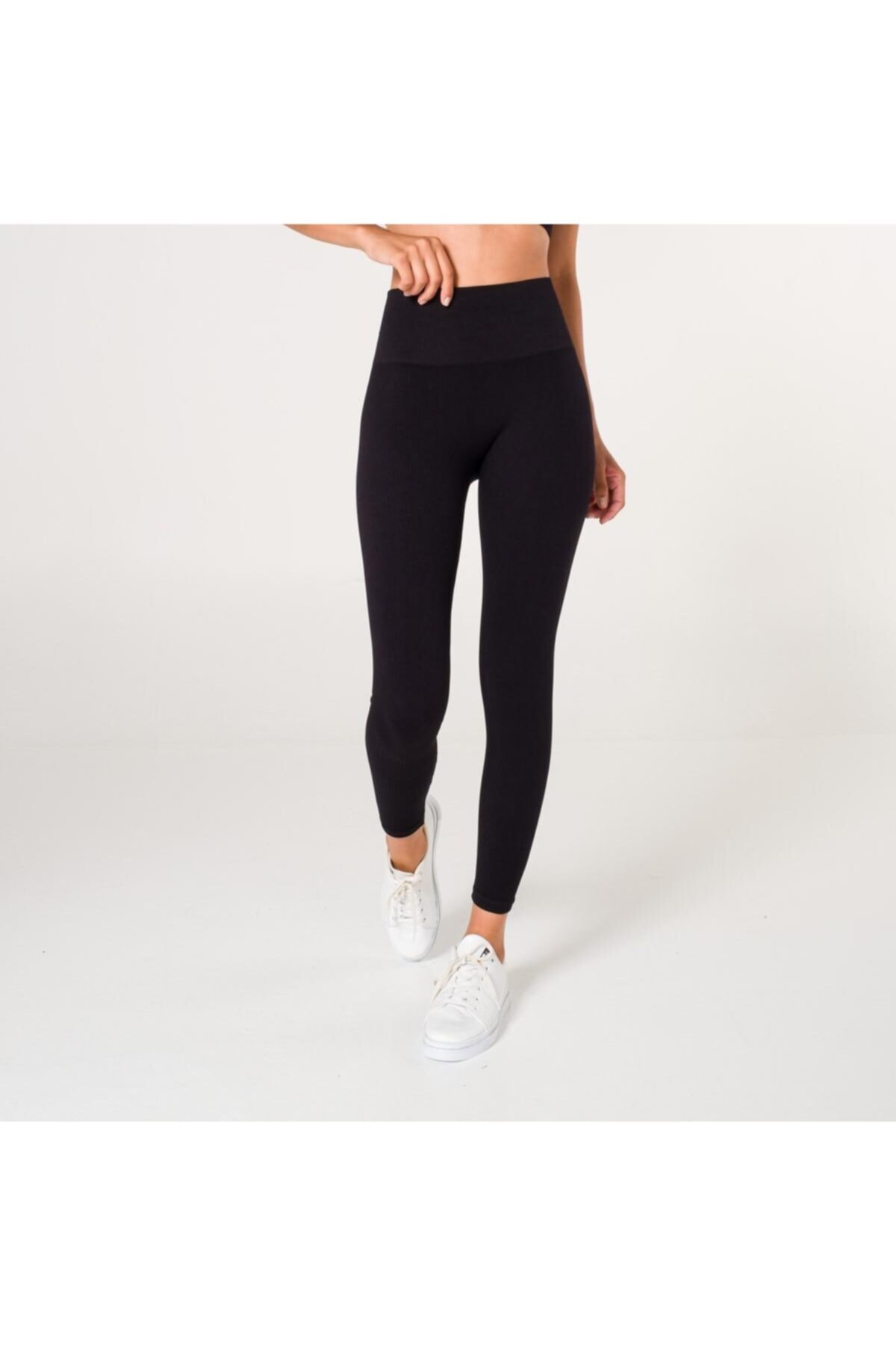 Formactive  Kadın Toparlayıcı Spor Tayt - Çift Katlı & Dikişsiz & Yüksek Bel Fitilli - Görsel 7