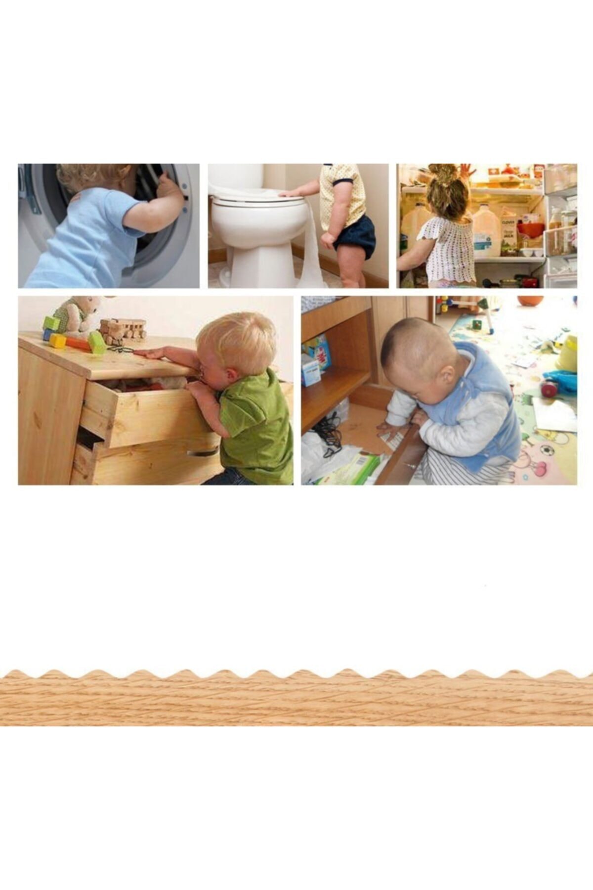 İdeal Baby 15 Adet Çok Amaçlı Çekmece Dolap Çocuk Kilit Kilidi Bebek Çocuk Güvenlik Dolap Ve Çekmece Kilidi fotoğrafı 3 (önizleme)