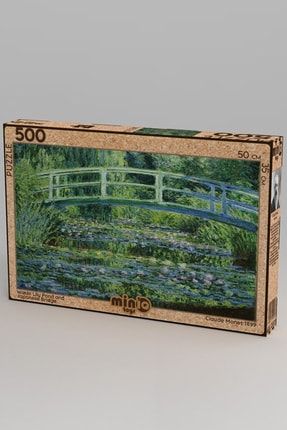 Ahşap Claude Monet Water Lily Pond And Japanese Bridge Puzzle 500 Parça PZL-5063