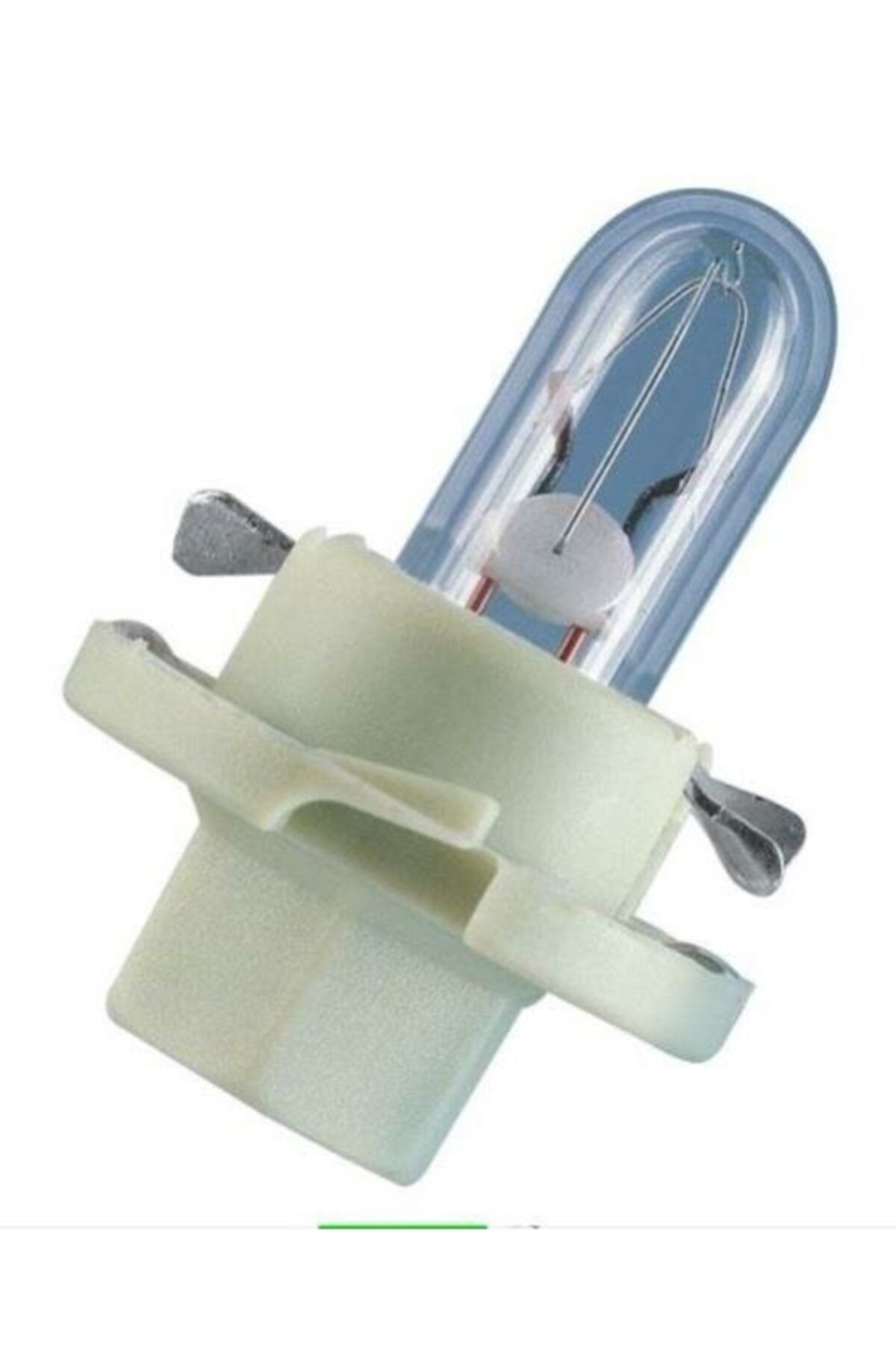 Osram-12v 2w Green Small Plastic Socket Indicator Bulb 10 Pcs 2