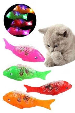Kedi Oyuncağı Sesli Işıklı Yürüyen Hareketli Oyuncak Balık HYD-4113486-8267