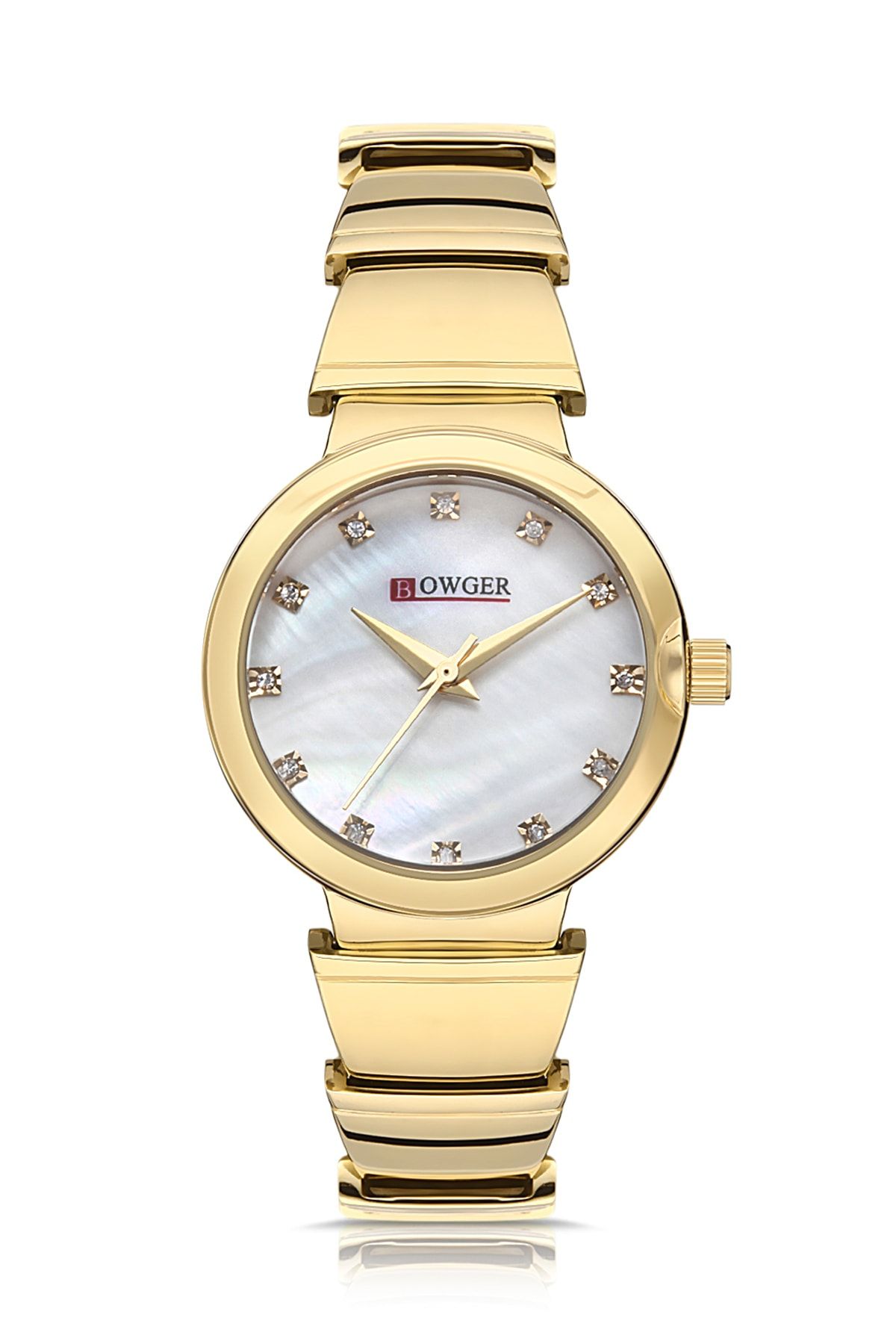 Bowger Herringbone Strap Women s Wristwatch