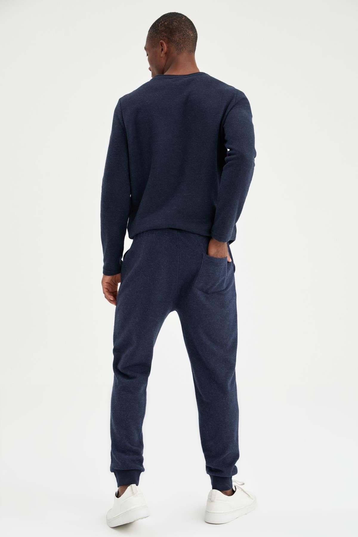 Slim Fit Basic Jogger Eşofman Altı - 5