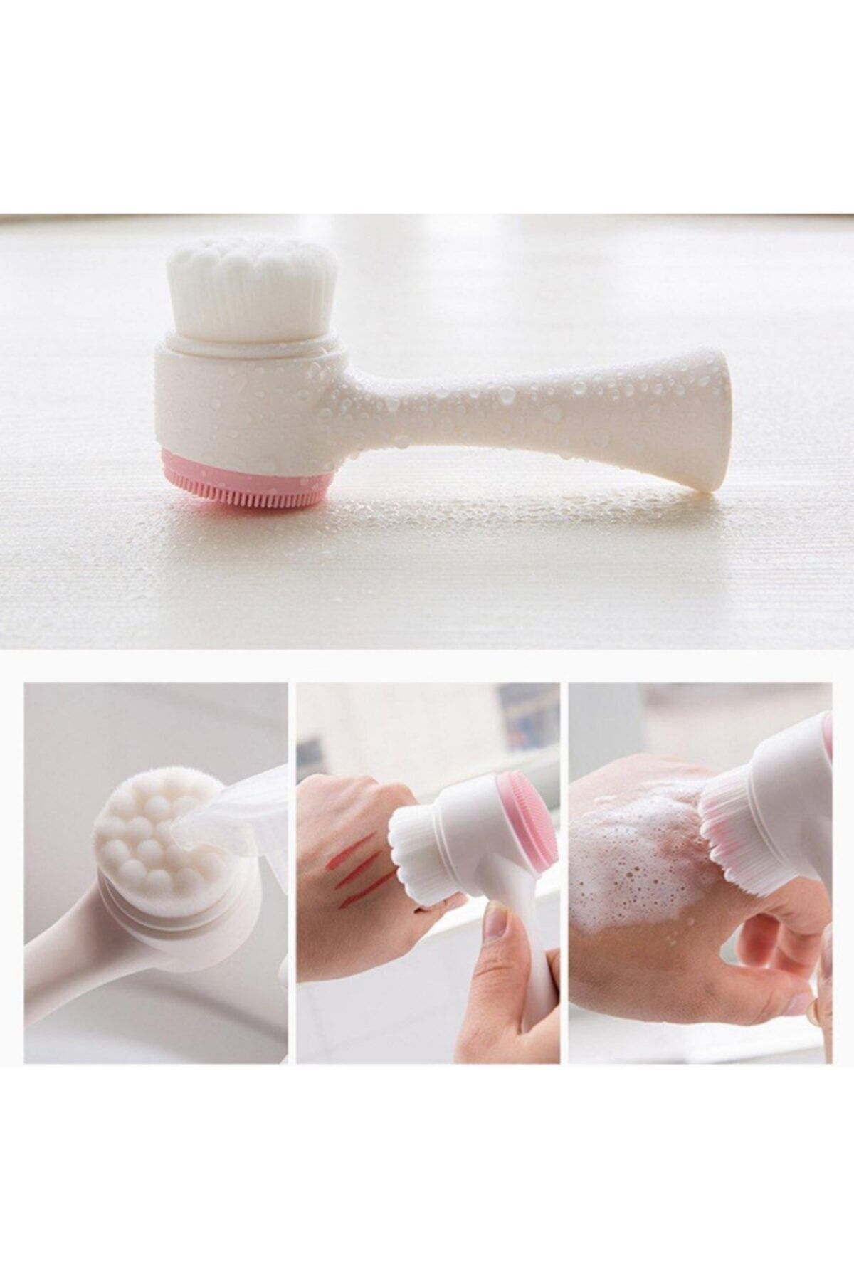 Buffer-Double Sided Skin Cleansing Brush and Silicone Blackhead Removal Apparatus 2