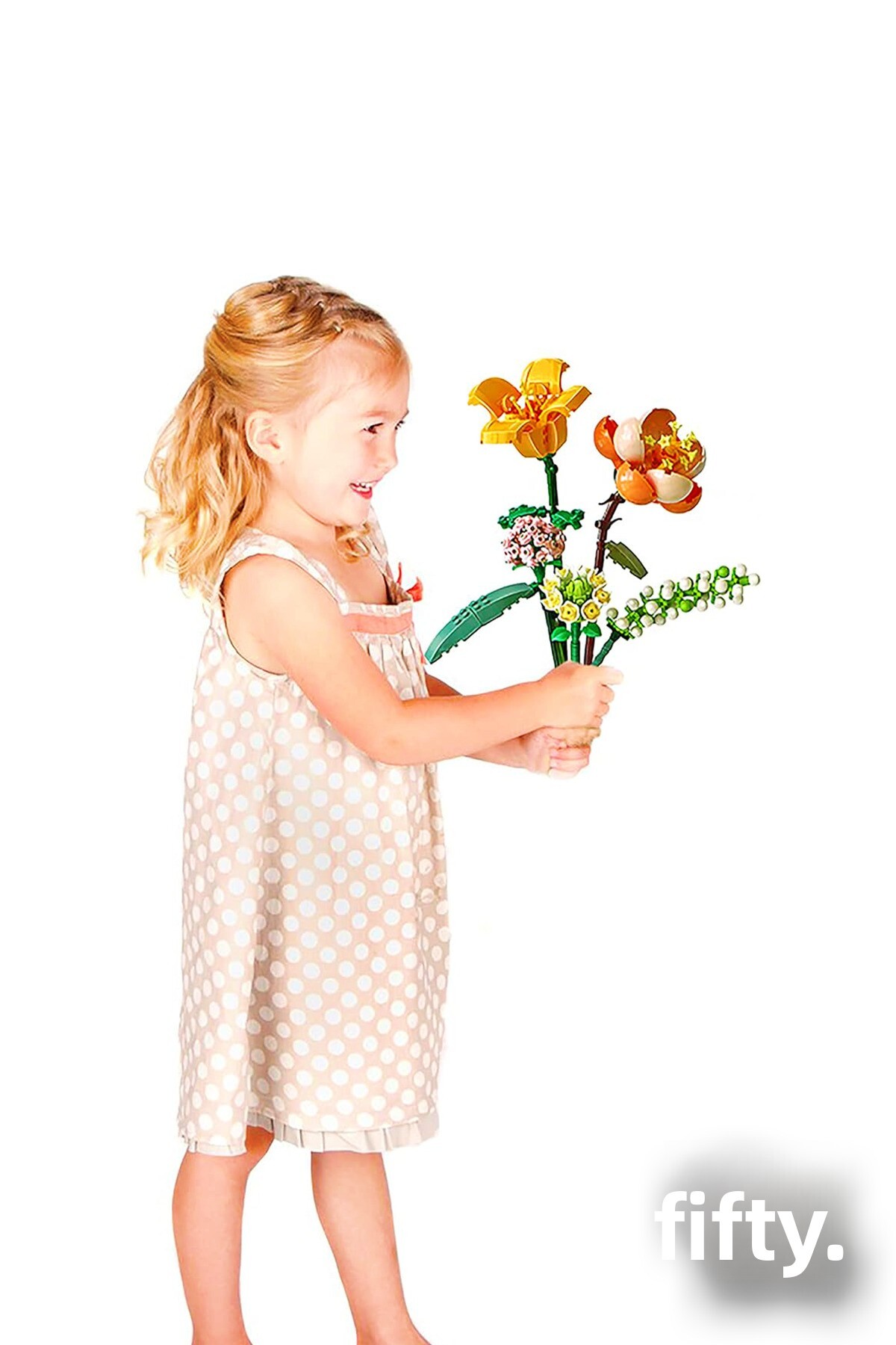 بسته گل تزئینی و کلکسیونی ۴۵۶ تکه، کیت ساخت مدل گل، FFLZ-1658