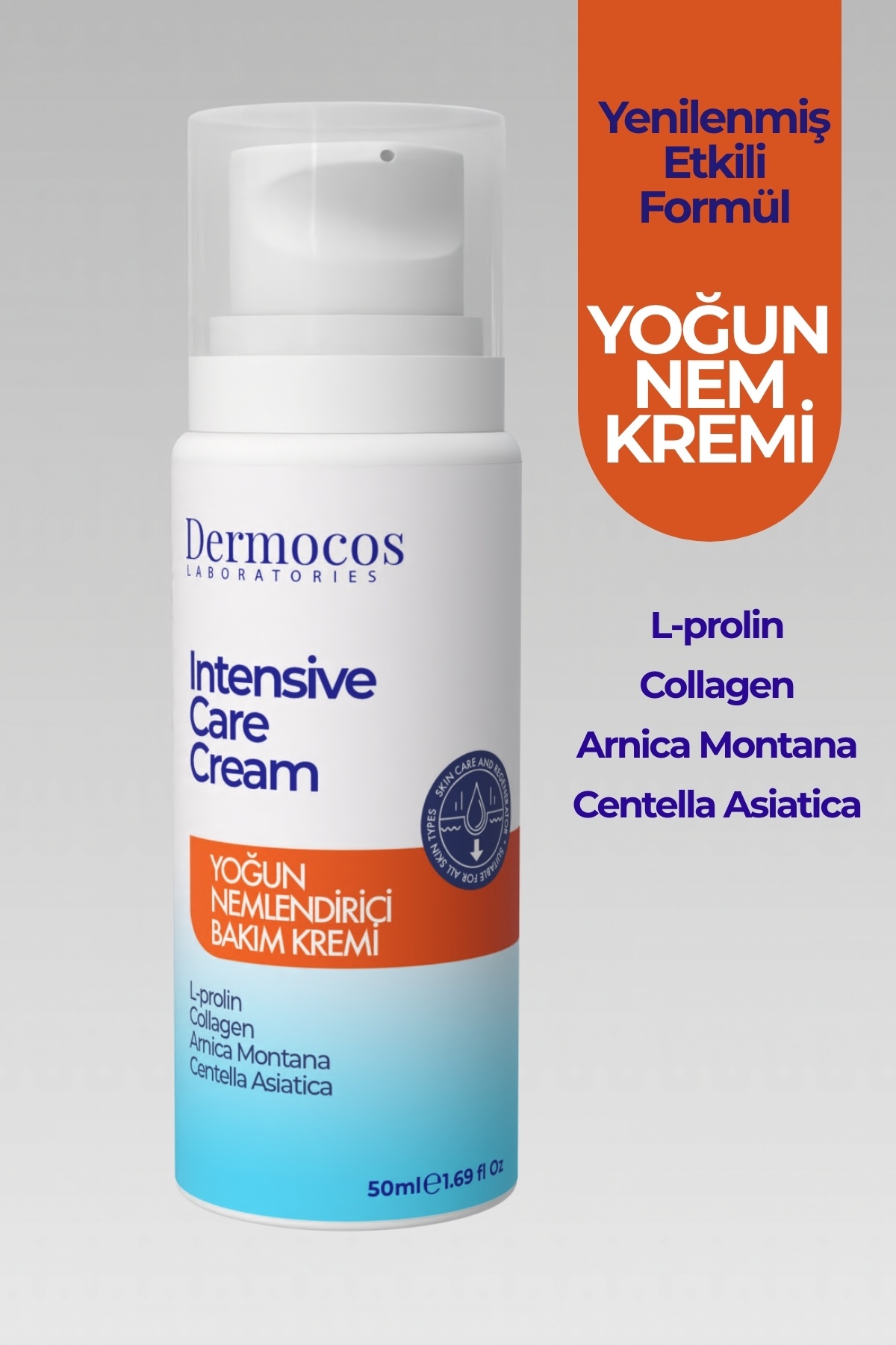 Dermocos Yoğun Nemlendirici Onarıcı Krem 50 ML