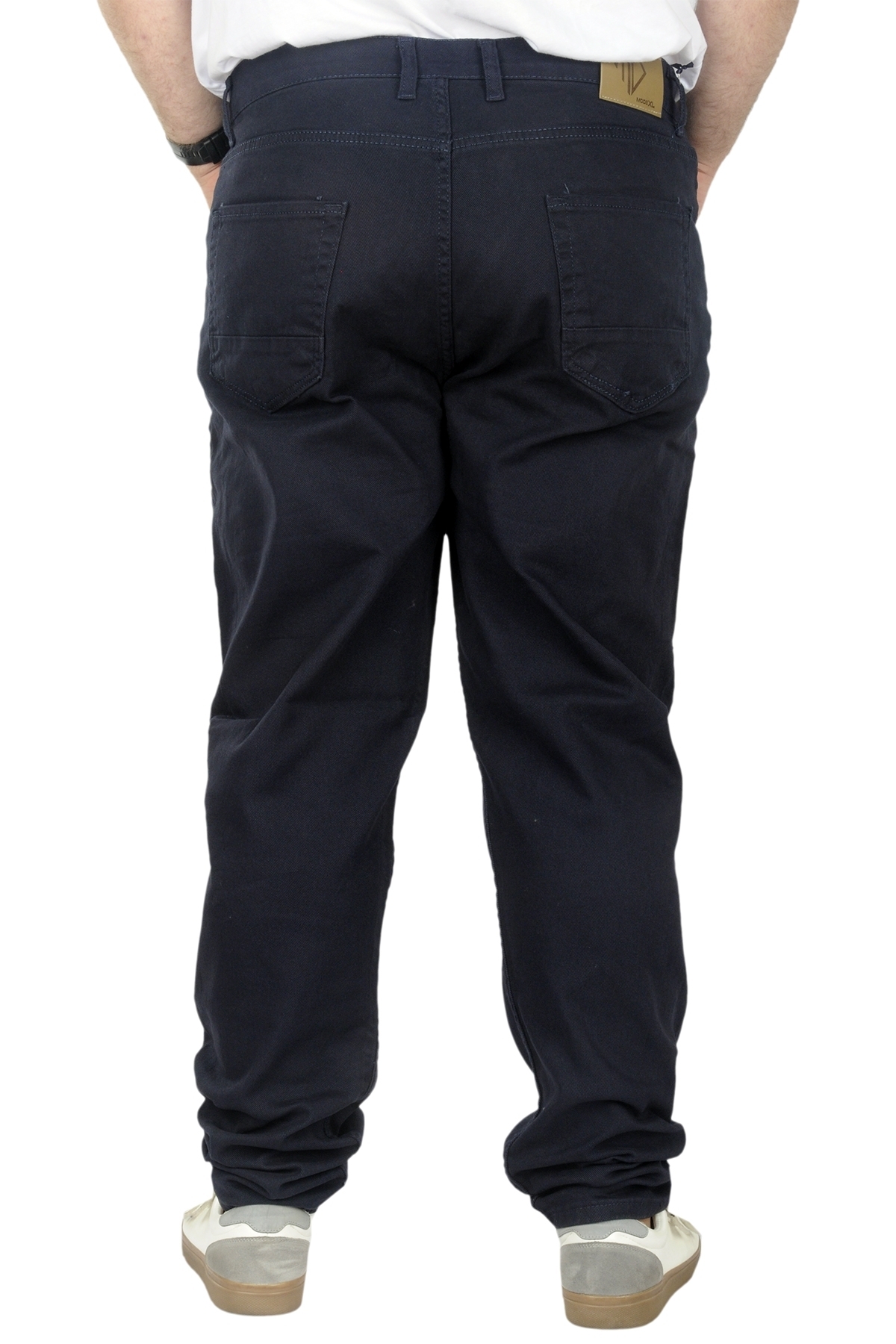 ModeXL Mode Xl Büyük Beden Erkek Gabardin Pantolon 5 Cep Doğa Classic 22920 Lacivert görsel 3